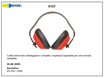 Cuffia antirumore snr 28