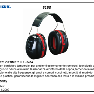 Cuffia ambienti estremamente rumorosi en 352-1-snr 35db