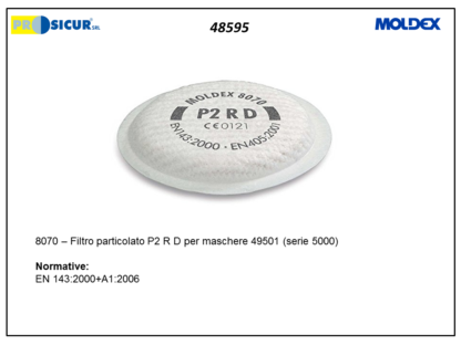 8070 filtro particolato p2 r d