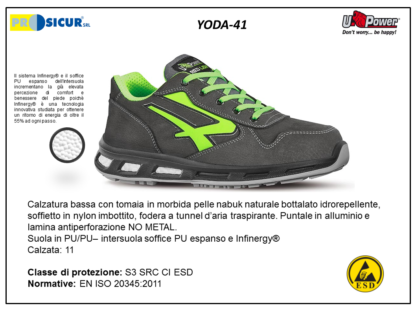 YODA-41 - Calz.bassa u-power s3 ci src