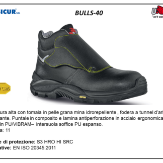 BULLS-40 - Calz. alta prot. metatarso s3 hro hi src