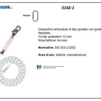 5142-1 - Disposit.anticad.guidato su fune 10 mt en 353-2