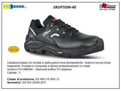 ERUPTION-40 - Calz.bassa pelle idrorep.punt/lamina compos.s3 ci hi hro src