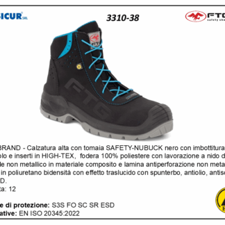 3310-38 - Firebrand calz.alta safenabuk punt/lamina no metal.s3sfoscsr
