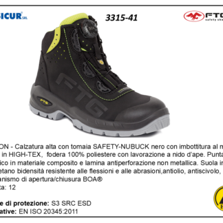 Falcon calz.alta nabuk punt/ lamina no metal.s3src esd