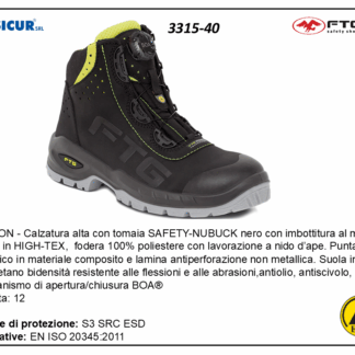 Falcon calz.alta nabuk punt/ lamina no metal.s3src esd