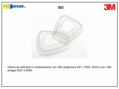 Ghiera per filtri 3m polvere/ antigas