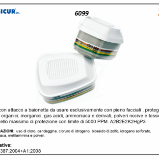 Filtro attacco a baionetta abek2hg p3