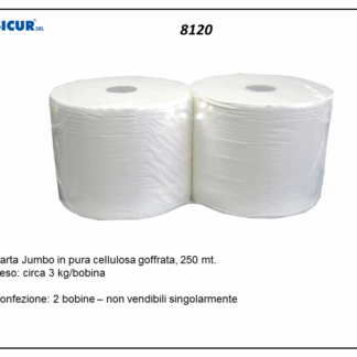 Carta cellulosa goffrata kg.3 min.ord.2bo prezzo al singolo