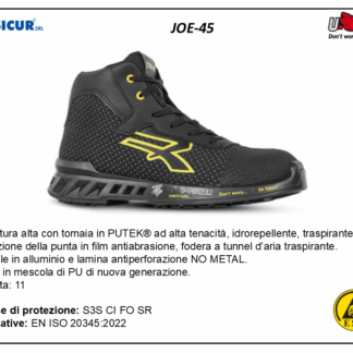 Calz.alta in putek,film s/puntpunt.allum. lam-tex s3s cifosr