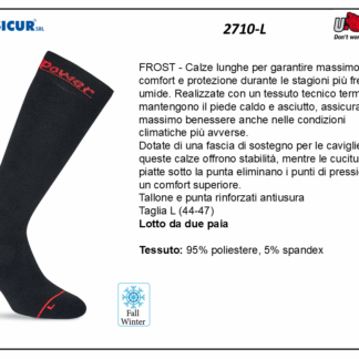 2710-L - Calza lunga termica tg l 44-47cf 2 paia