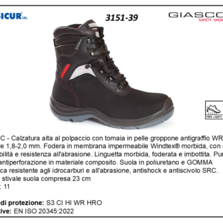 3151-39 - Quebec stivale pelle groppone punt/lam.composito s3cihiwrhro
