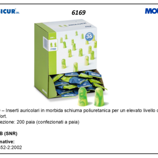 7700 inserti auricolari snr 35pura-fit conf.200 paia