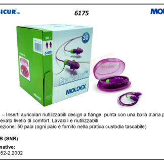 6401 inserti auricol. rockets c/cordino snr 29 (cf 50 pa)