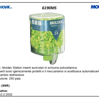 7725 moldex station pura fit dispenser da 250 pa