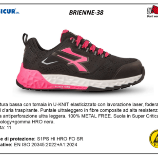 Calz.bassa tex elasticizzato punt/lamina nometal s1pshihro