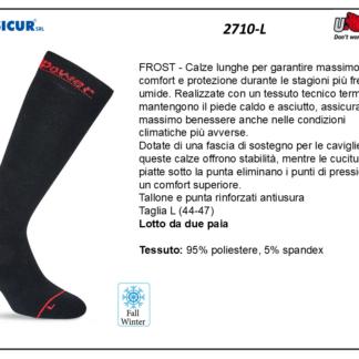 2710-L - Calza lunga termica tg l 44-47cf 2 paia